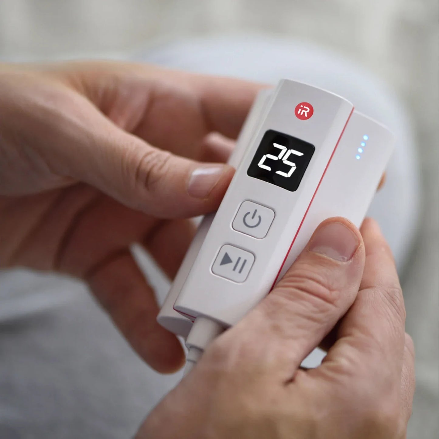 Closeup shot image of the Rechargeable Battery Pack for Professional and Essential.