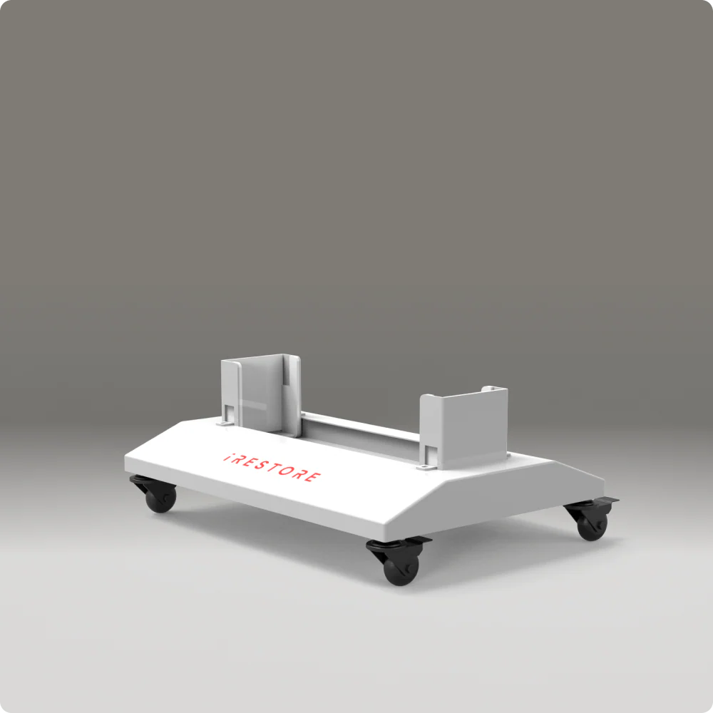 white floor stand