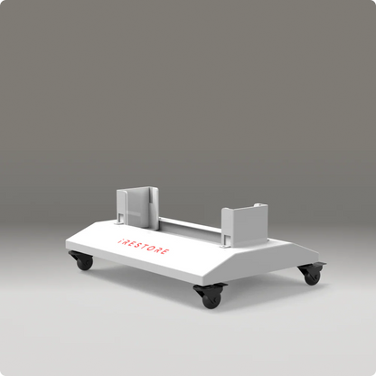 white floor stand